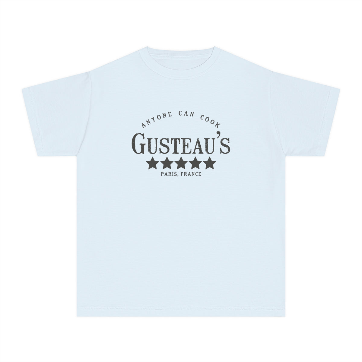 Gusteau’s Anyone Can Cook Comfort Colors Youth Midweight Tee