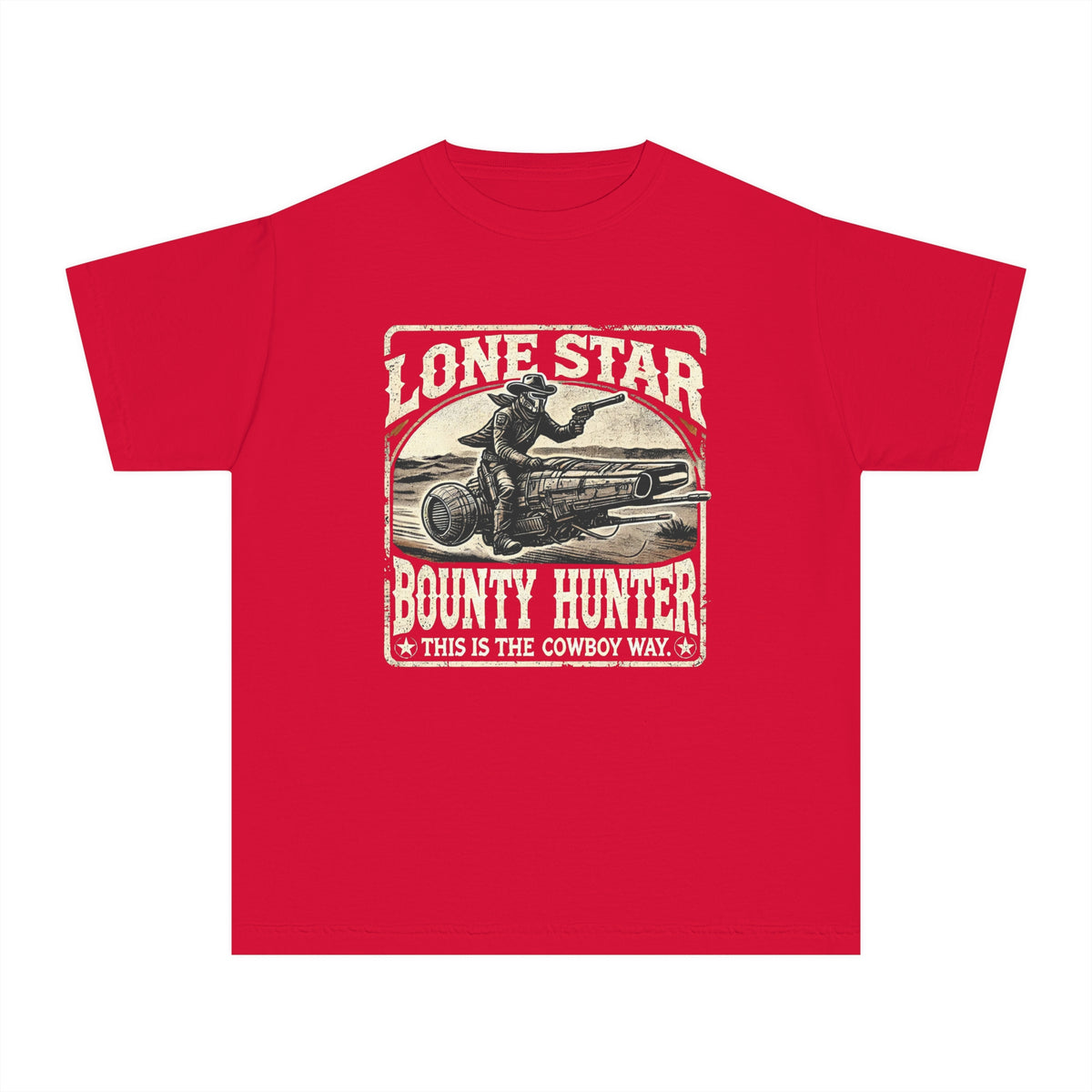 Lone Star Bounty Hunter Comfort Colors Youth Midweight Tee