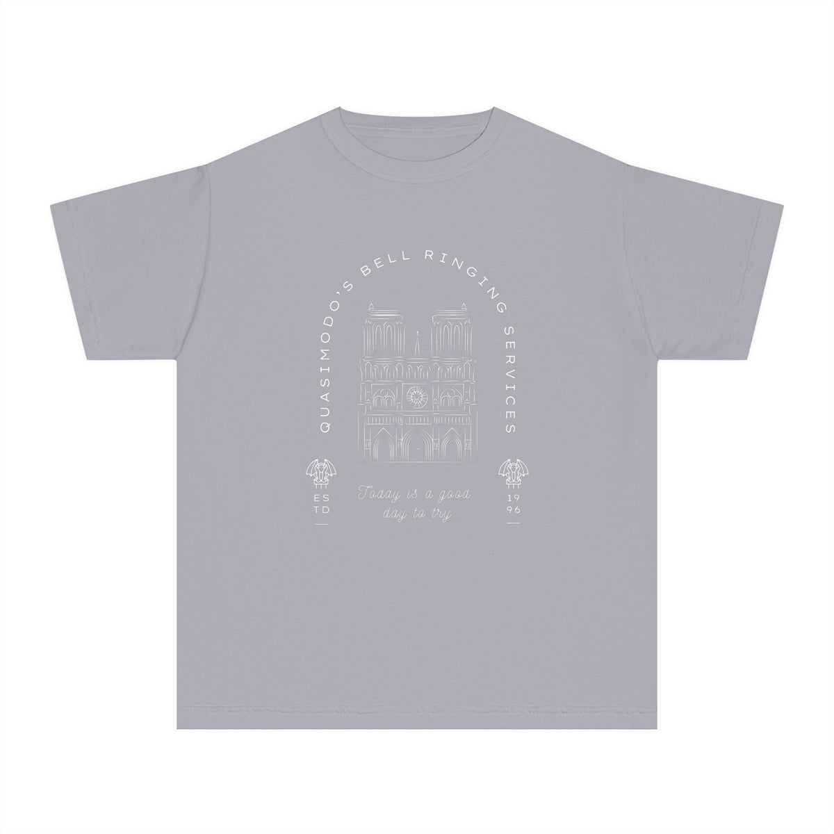 Quasimodo's Bell Ringing Services Comfort Colors Youth Midweight Tee