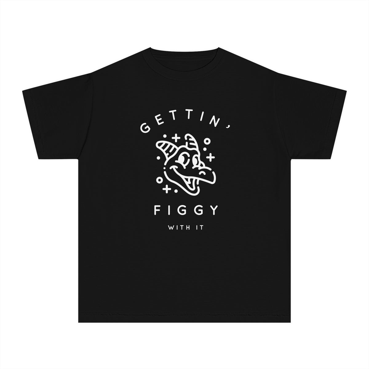 Gettin' Figgy With It Comfort Colors Youth Midweight Tee