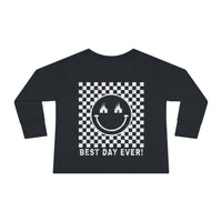 Best Day Ever Rabbit Skins Toddler Long Sleeve Tee