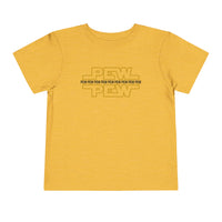 PEW PEW PEW Bella Canvas Toddler Short Sleeve Tee