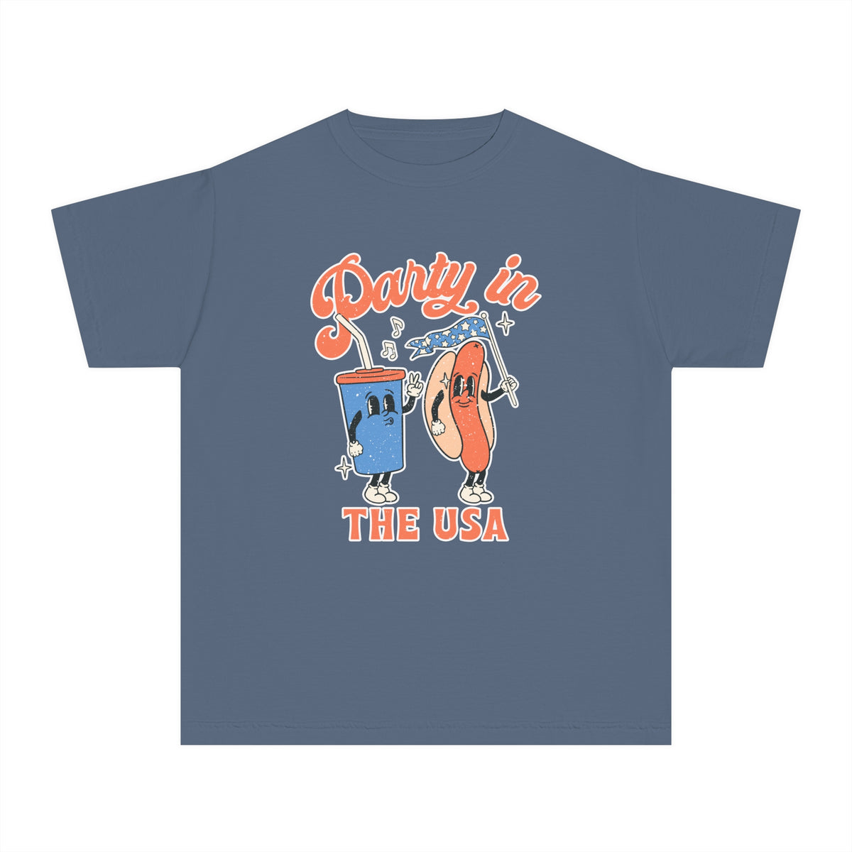 Party In The USA Comfort Colors Youth Midweight Tee
