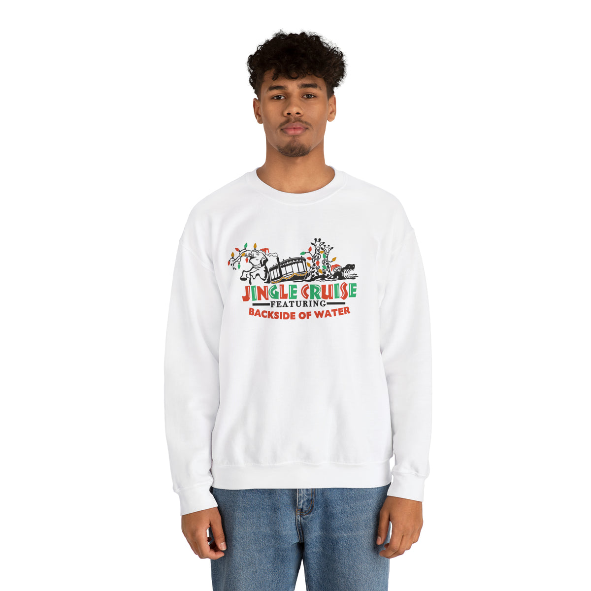 Jingle Cruise Gildan Unisex Heavy Blend™ Crewneck Sweatshirt