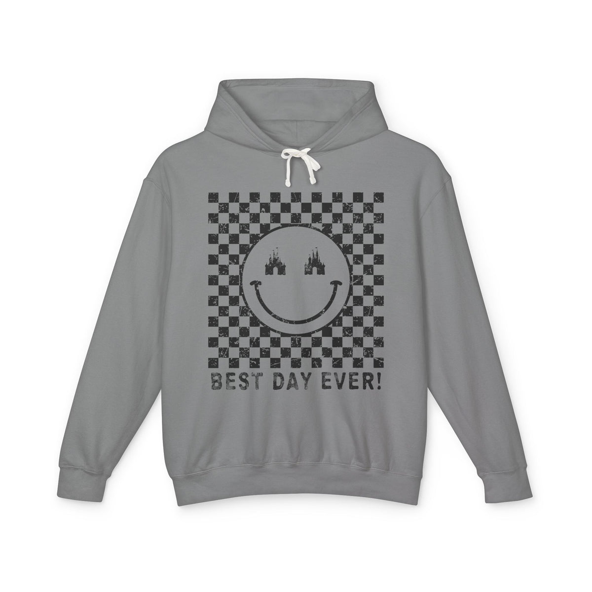 Best Day Ever Comfort Colors Unisex Lightweight Hooded Sweatshirt