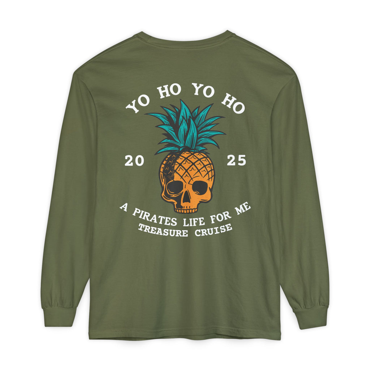 Yo Ho Treasure Cruise Comfort Colors Unisex Garment-dyed Long Sleeve T-Shirt