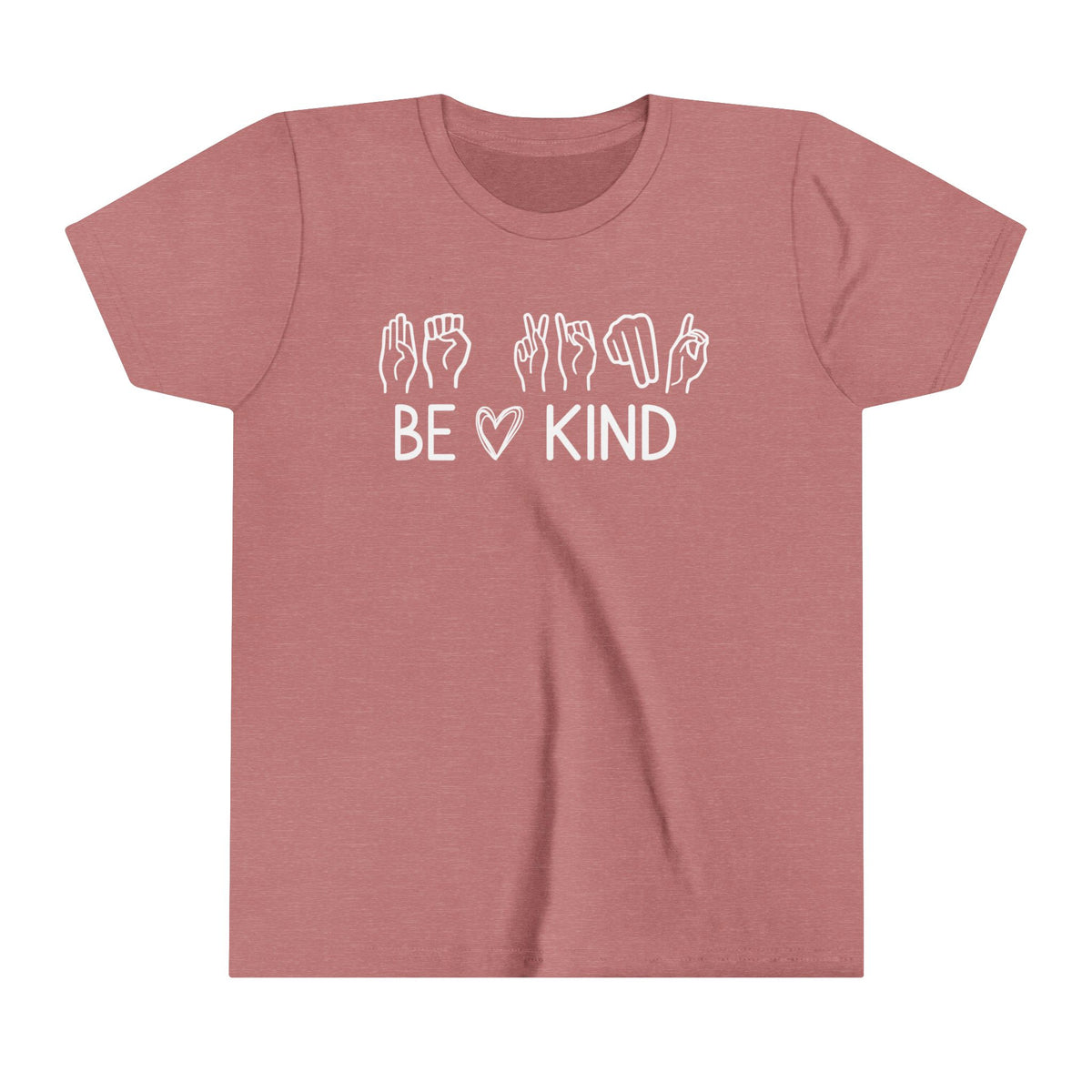 Be Kind ASL Bella Canvas Youth Short Sleeve Tee
