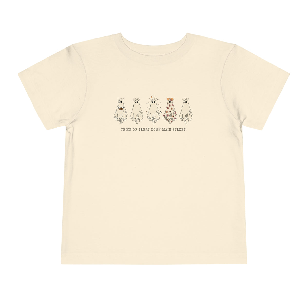 Trick or Treat Down Main Street Toddler Short Sleeve Tee