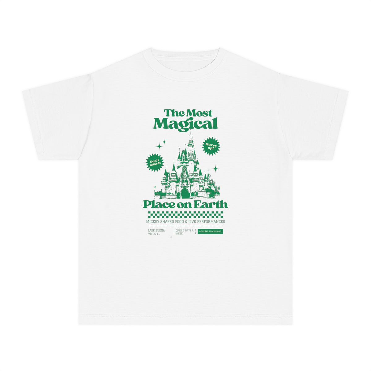 The Most Magical Place OnEarth Comfort Colors Youth Midweight Tee