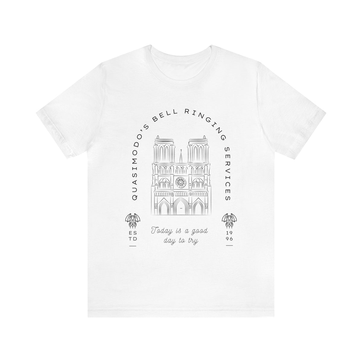 Quasimodo's Bell Ringing Services Bella Canvas Unisex Jersey Short Sleeve Tee