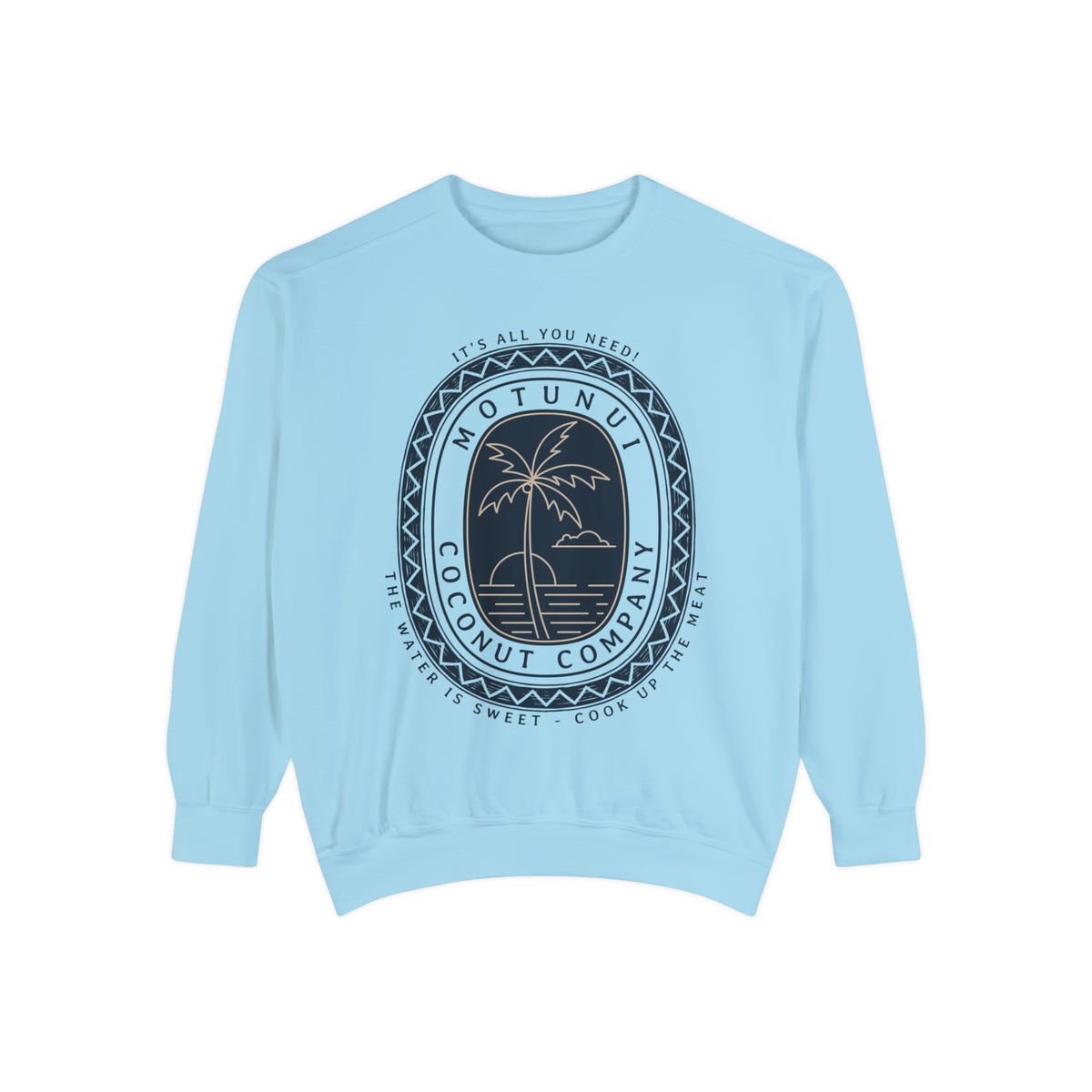 Motunui Coconut Company Comfort Colors Unisex Garment-Dyed Sweatshirt