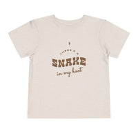 There's A Snake In My Boot Bella Canvas Toddler Short Sleeve Tee