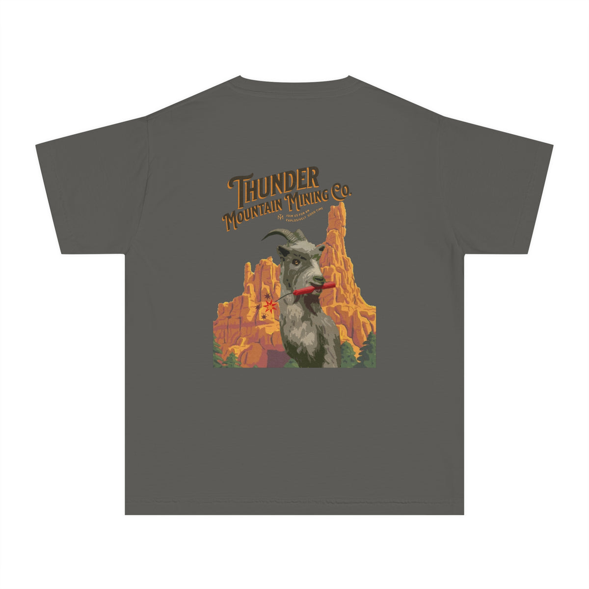 Thunder Mountain Mining Co. Comfort Colors Youth Midweight Tee