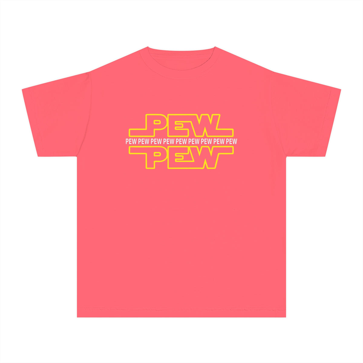 PEW PEW PEW Comfort Colors Youth Midweight Tee