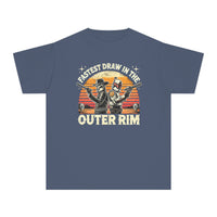 Fastest Draw in the Outer Rim Comfort Colors Youth Midweight Tee
