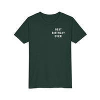 Best Birthday Ever Bella Canvas Youth Short Sleeve Tee