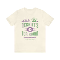Mrs. Nesbitt’s Tea House Mint & Lavender Bella Canvas Unisex Jersey Short Sleeve Tee