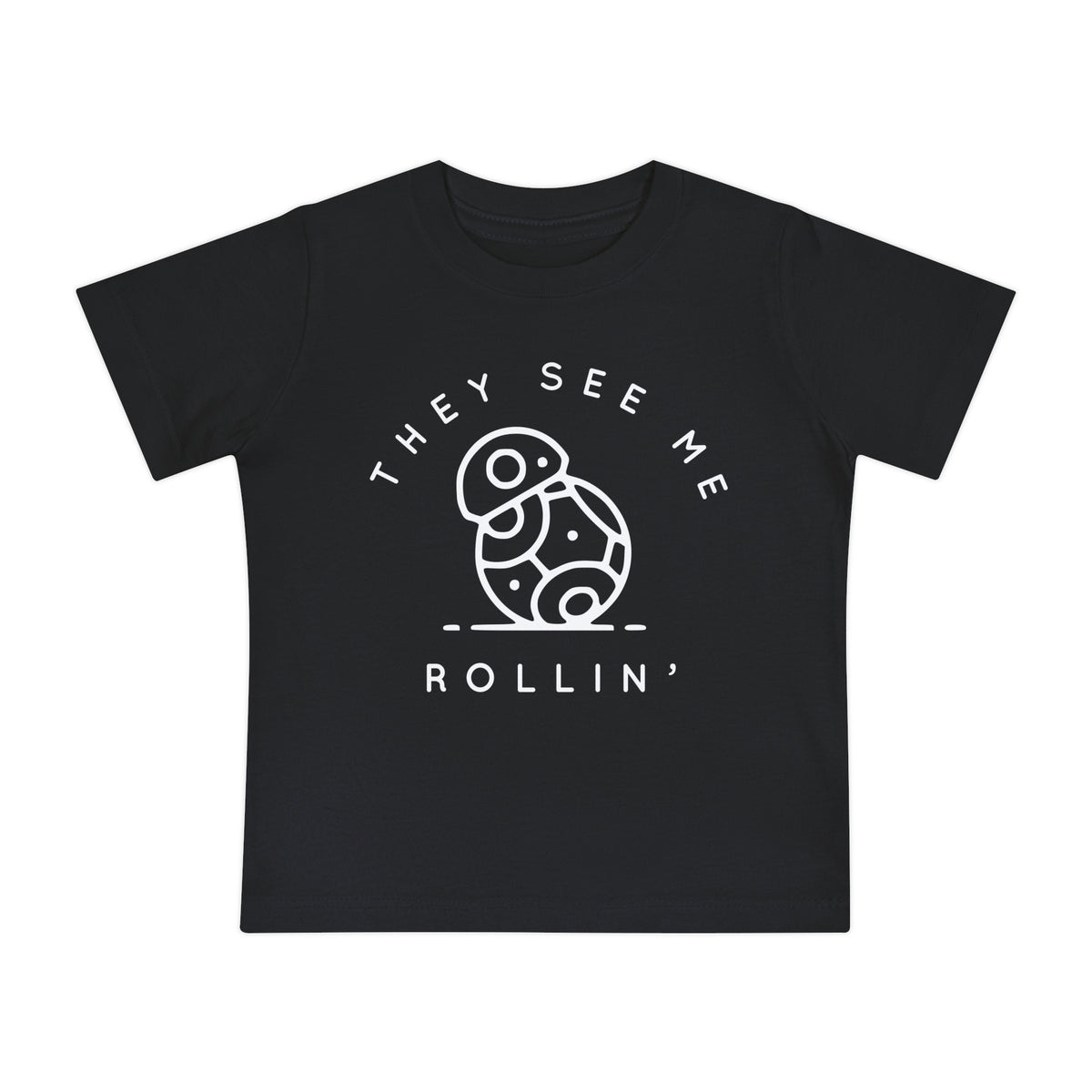 They See Me Rollin' Bella Canvas Baby Short Sleeve T-Shirt