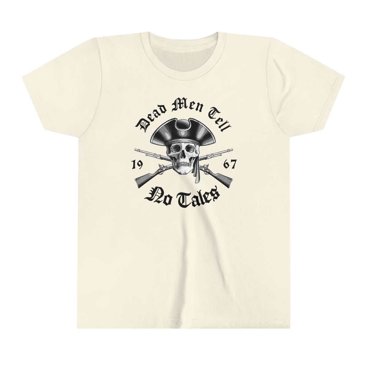 Dead Men Tell No Tales Bella Canvas Youth Short Sleeve Tee