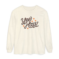 Yee Haw Comfort Colors Unisex Garment-dyed Long Sleeve T-Shirt
