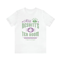 Mrs. Nesbitt’s Tea House Mint & Lavender Bella Canvas Unisex Jersey Short Sleeve Tee