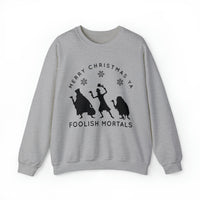 Merry Christmas Ya Foolish Mortals Gildan Unisex Heavy Blend™ Crewneck Sweatshirt