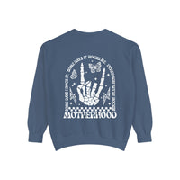 Motherhood Comfort Colors Unisex Garment-Dyed Sweatshirt