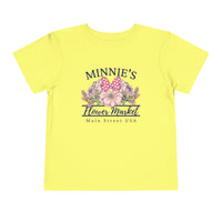 Minnie's Flower Market Bella Canvas Toddler Short Sleeve Tee