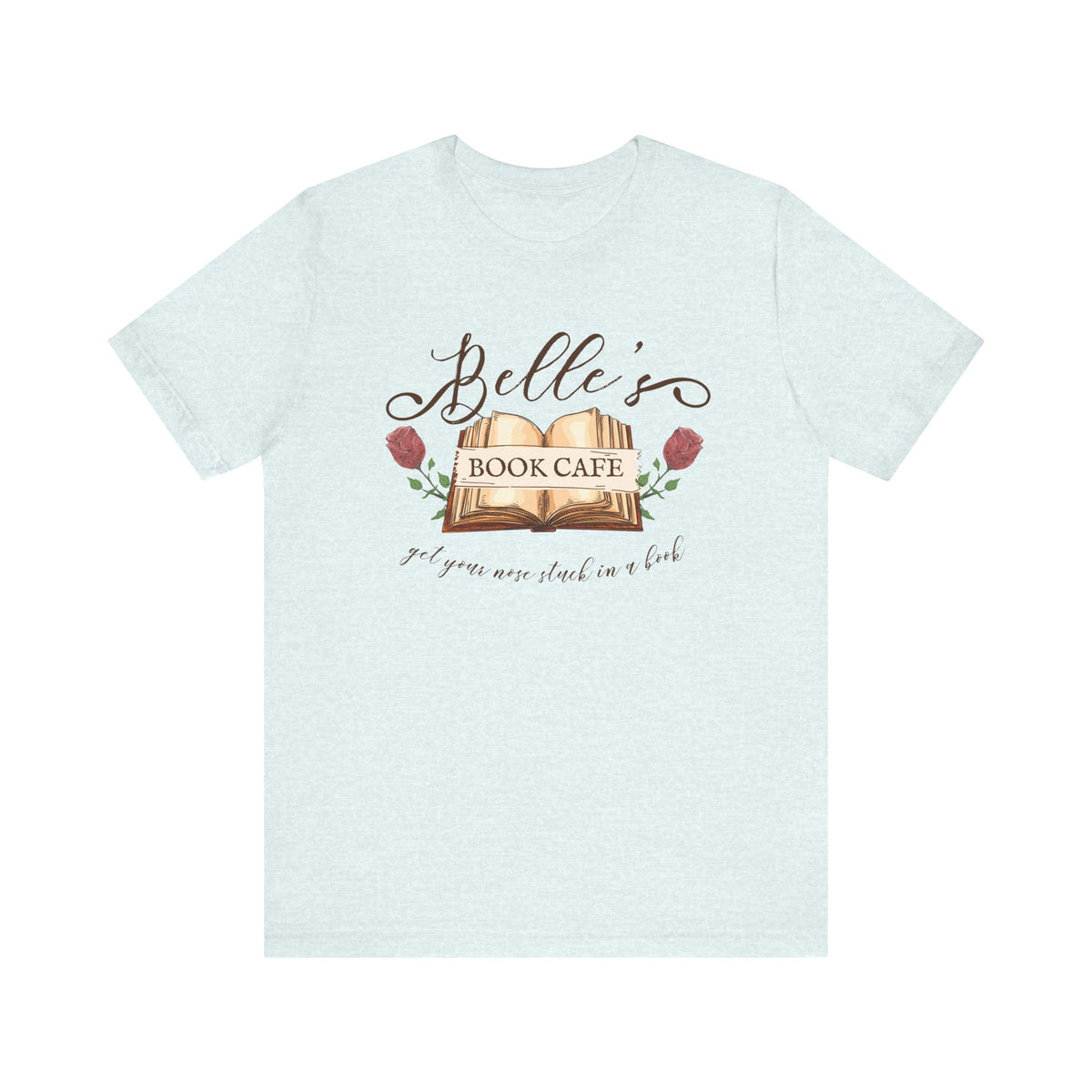 Belle's Book Cafe Bella Canvas Unisex Jersey Short Sleeve Tee