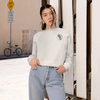 Independence Day World Tour Bella Canvas Women's Cropped Fleece Pullover