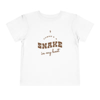There's A Snake In My Boot Bella Canvas Toddler Short Sleeve Tee