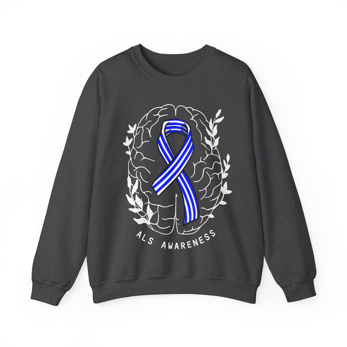 ALS Awareness Gildan Unisex Heavy Blend™ Crewneck Sweatshirt