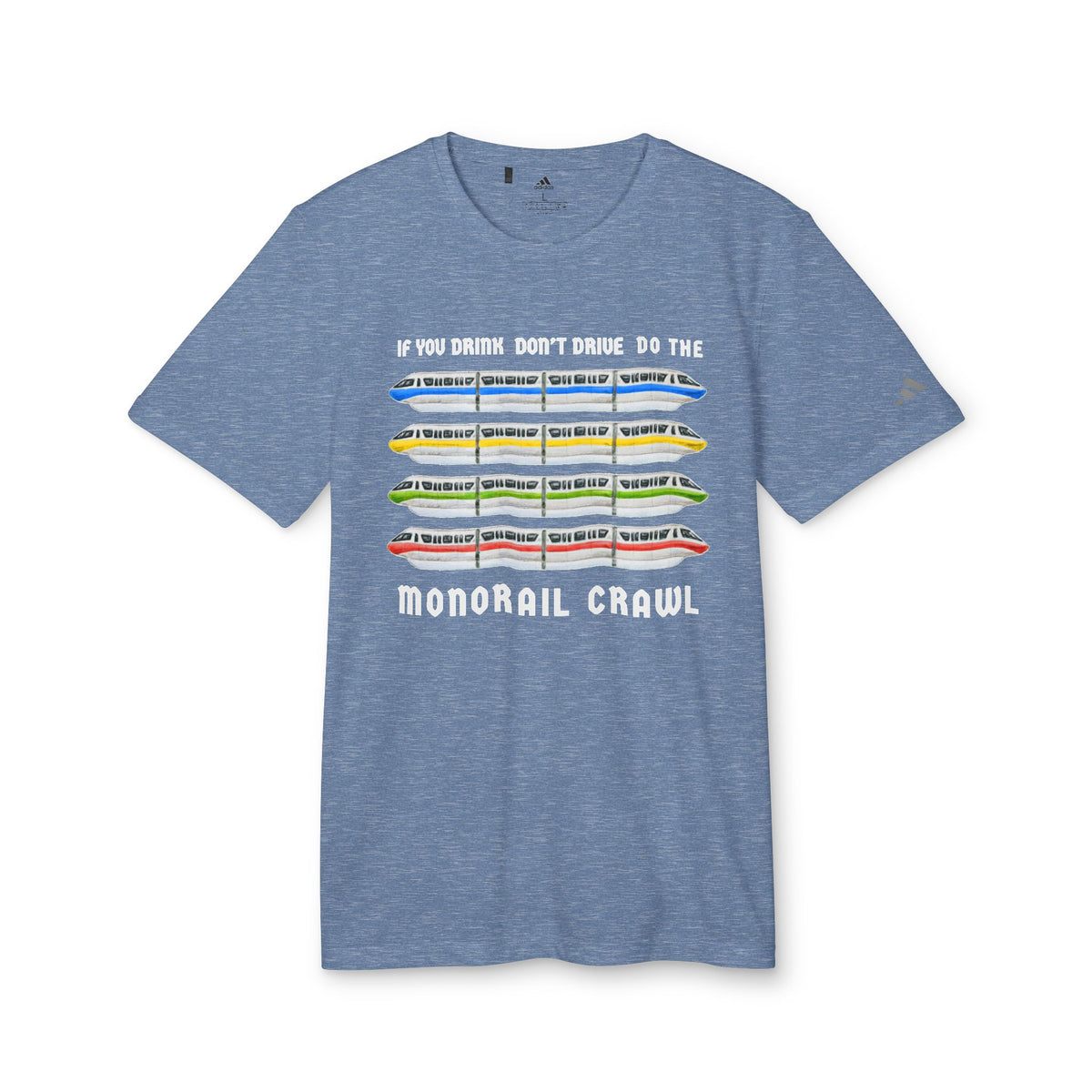 Monorail Crawl Adidas® Unisex Sport T-shirt