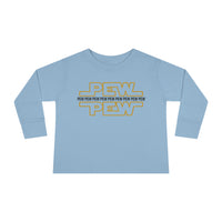 PEW PEW PEW Rabbit Skins Toddler Long Sleeve Tee
