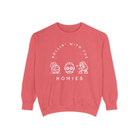 Rollin’ With The Homies Comfort Colors Unisex Garment-Dyed Sweatshirt