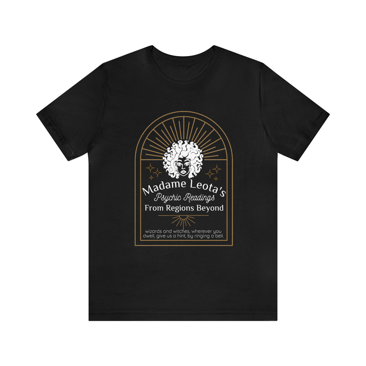 Madame Leota’s Psychic Readings Bella Canvas Unisex Jersey Short Sleeve Tee