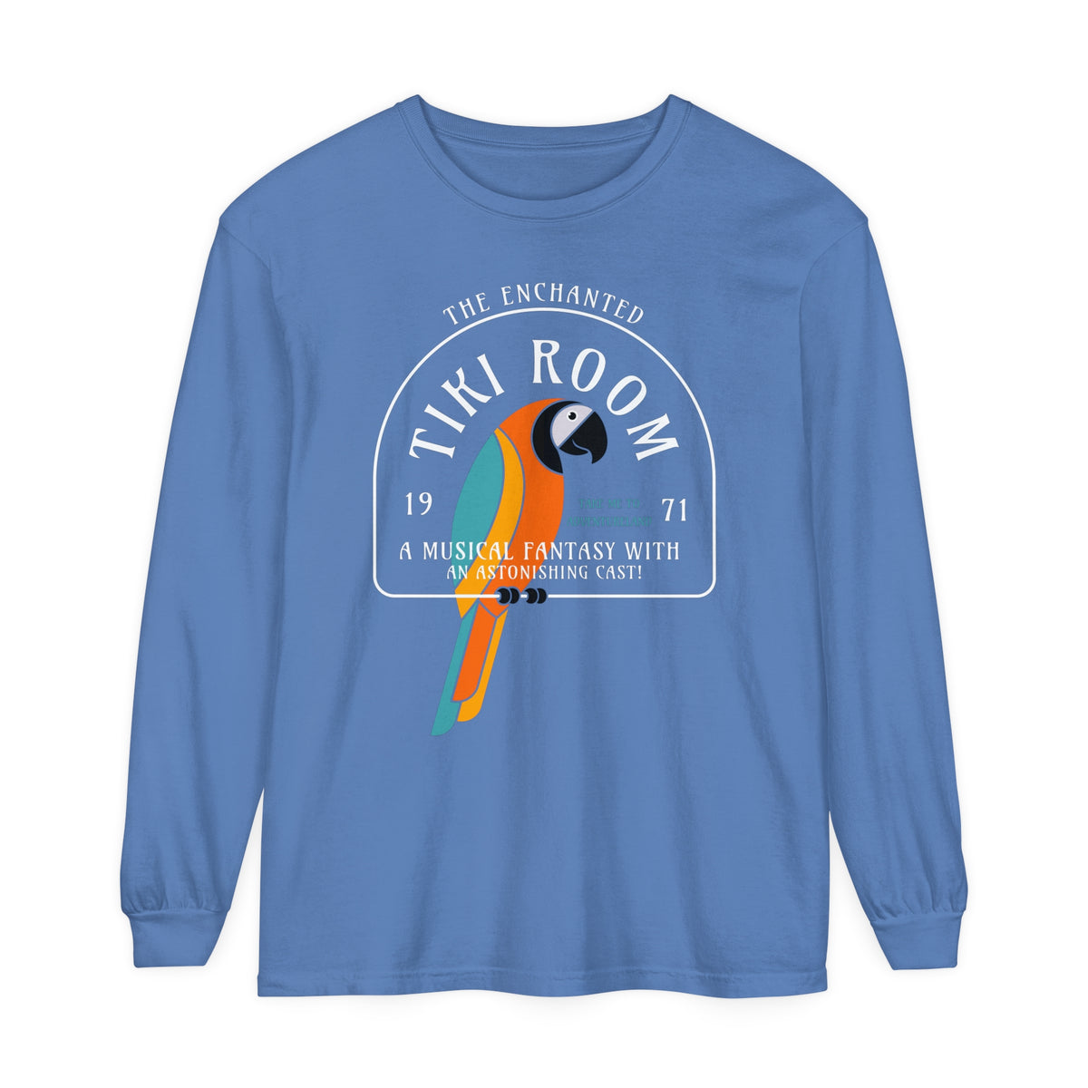 Enchanted Tiki Room Comfort Colors Unisex Garment-dyed Long Sleeve T-Shirt