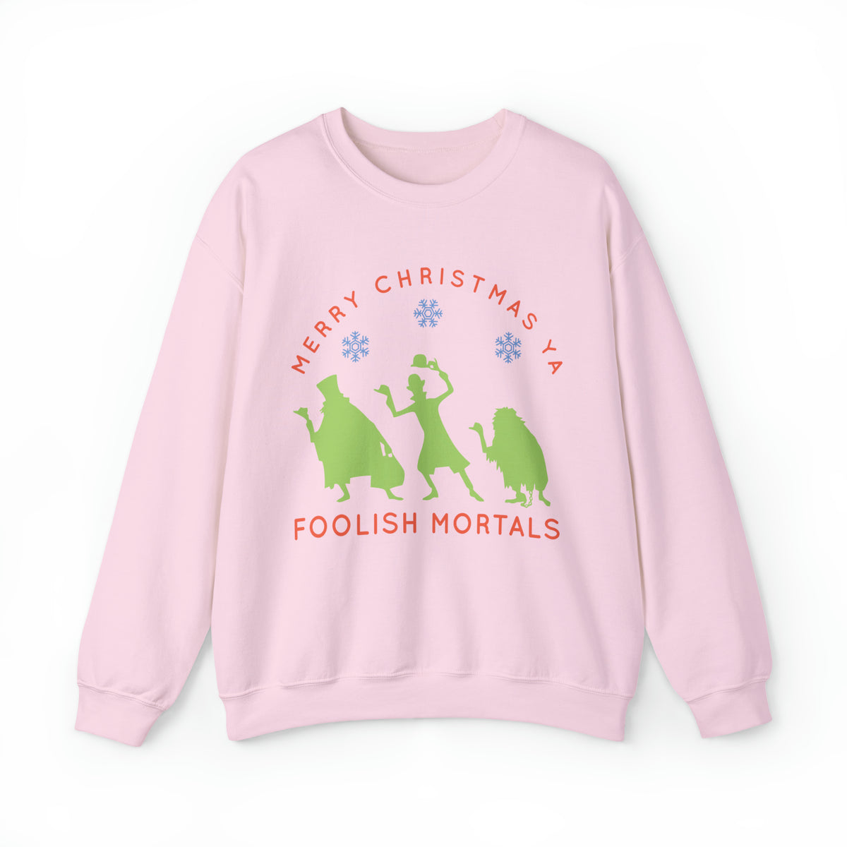 Merry Christmas Ya Foolish Mortals Gildan Unisex Heavy Blend™ Crewneck Sweatshirt