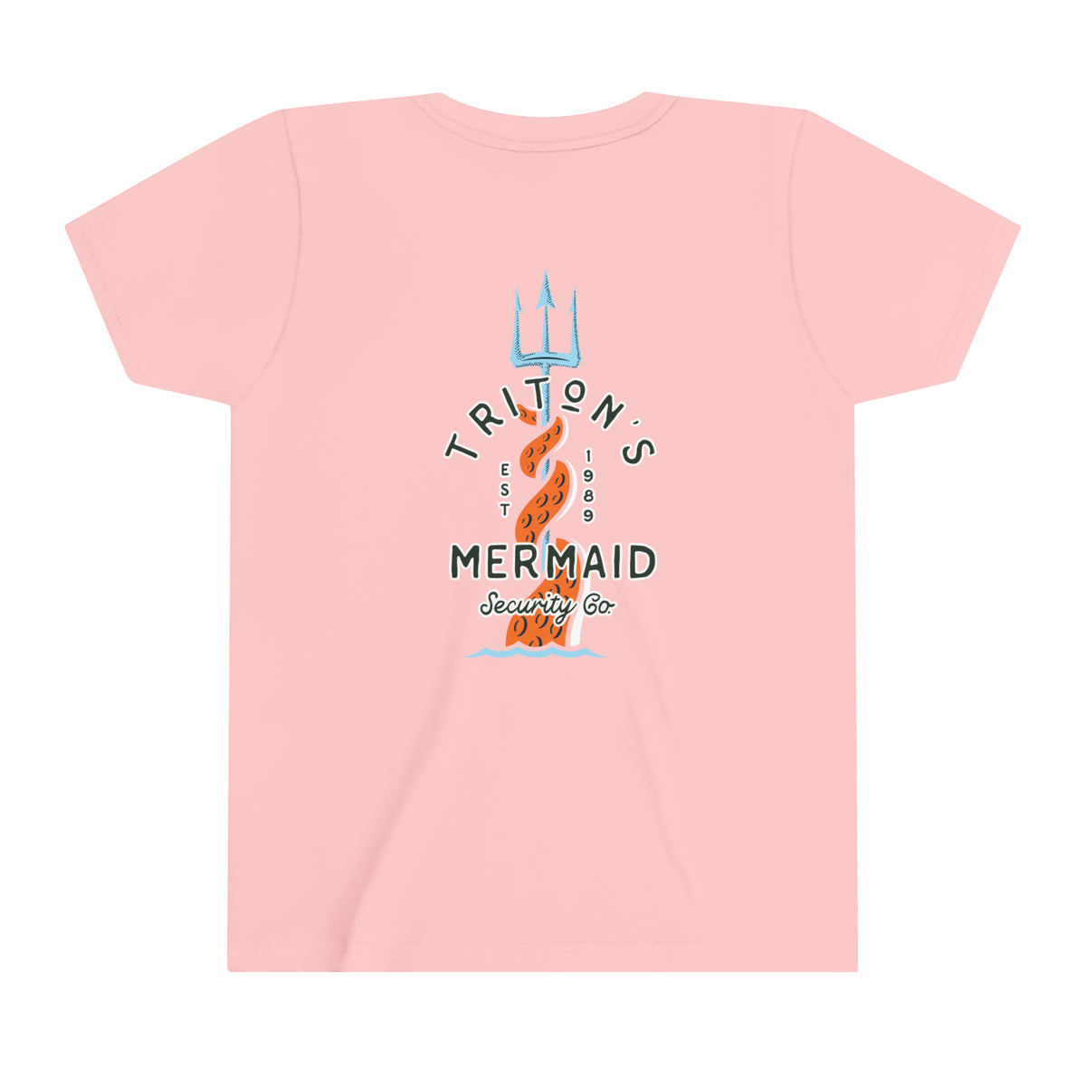 Triton's Mermaid Security Bella Canvas Youth Short Sleeve Tee