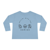 Rollin’ With The Homies Rabbit Skins Toddler Long Sleeve Tee