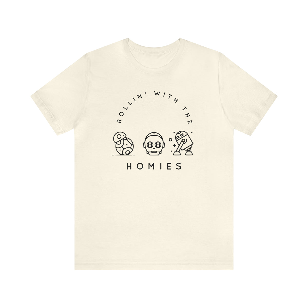 Rollin’ With The Homies Bella Canvas Unisex Jersey Short Sleeve Tee