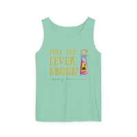 Pull The Lever Kronk Unisex Comfort Colors Garment-Dyed Tank Top