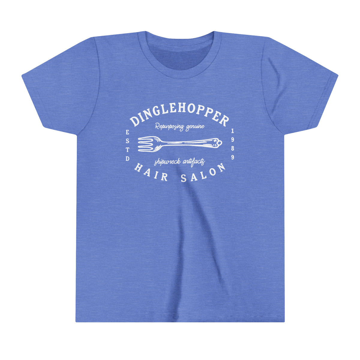 Dinglehopper Hair Salon Bella Canvas Youth Short Sleeve Tee