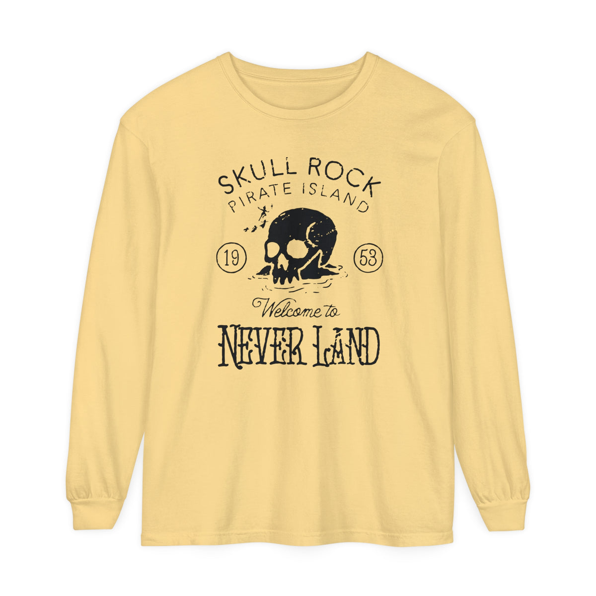Skull Rock Comfort Colors Unisex Garment-dyed Long Sleeve T-Shirt
