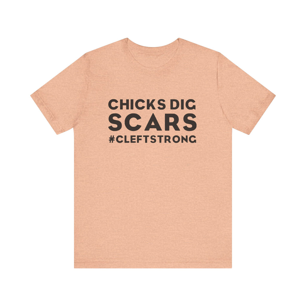 Chicks Dig Scars Bella Canvas Unisex Jersey Short Sleeve Tee