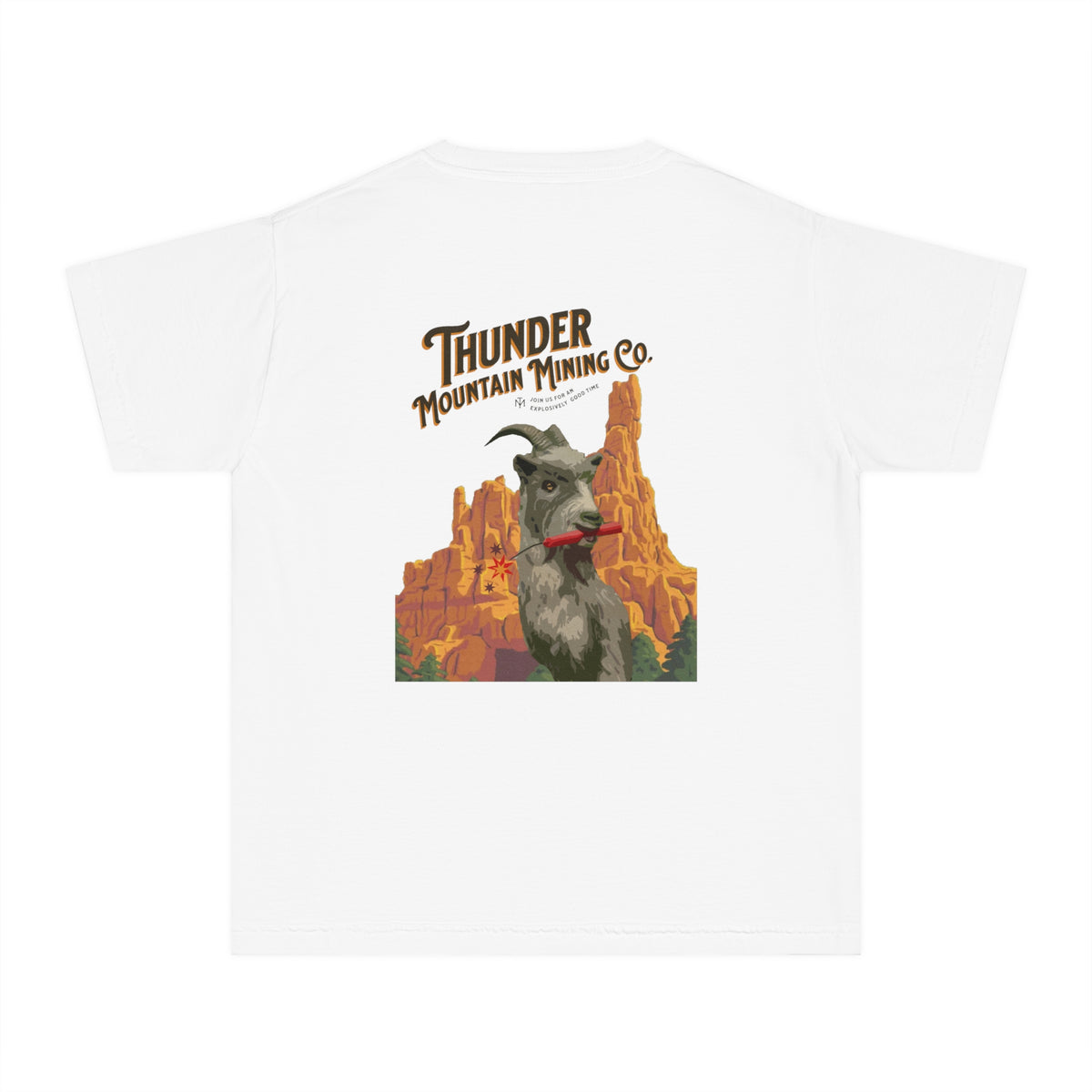 Thunder Mountain Mining Co. Comfort Colors Youth Midweight Tee