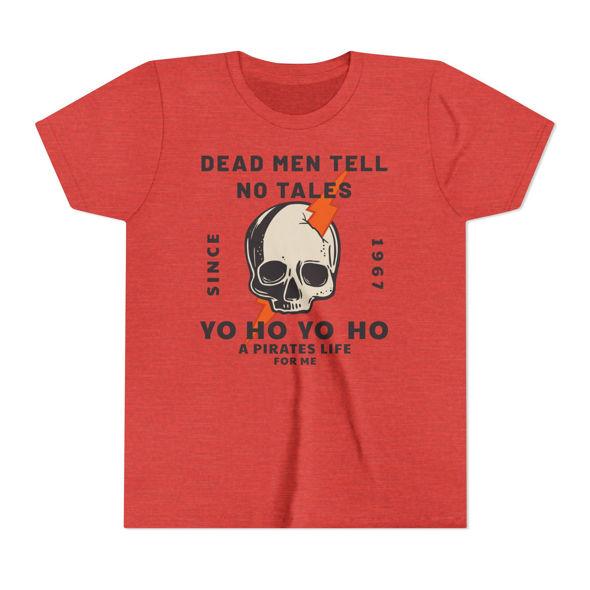 Dead Men Tell No Tales Bella Canvas Youth Short Sleeve Tee