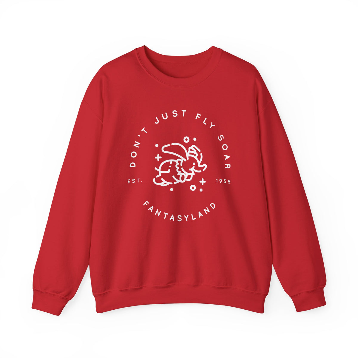 Don't Just Fly, Soar Gildan Unisex Heavy Blend™ Crewneck Sweatshirt