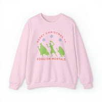 Merry Christmas Ya Foolish Mortals Gildan Unisex Heavy Blend™ Crewneck Sweatshirt