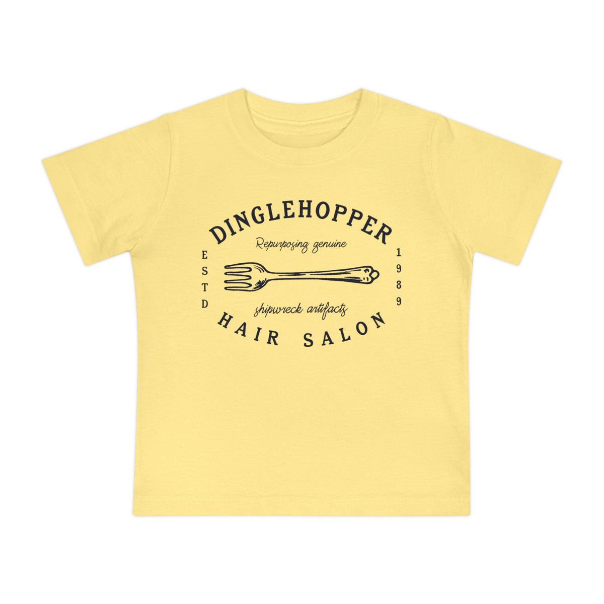 Dinglehopper Hair Salon Bella Canvas Baby Short Sleeve T-Shirt